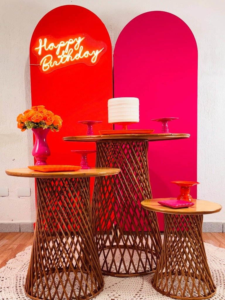 Decoração Pegue e Monte Happy Birthday - Maya Locações Piracicaba